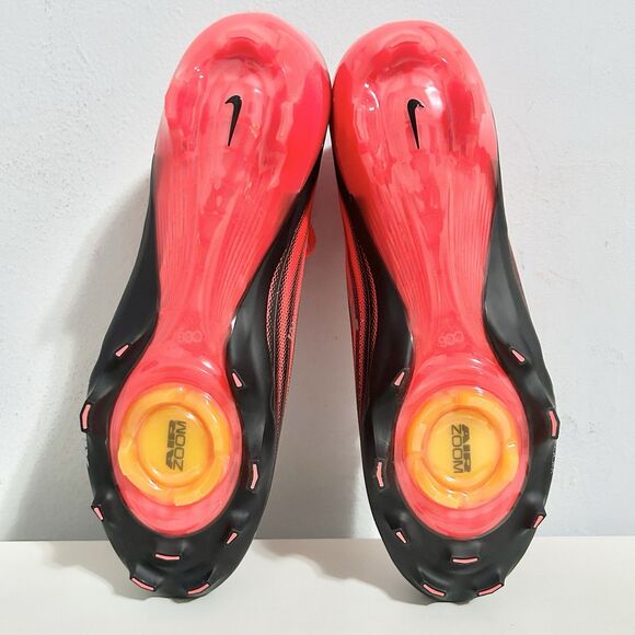 Nike Zoom Air Vapor Pro 1 “Crimson Black” Men Size 10 Football Cleats No Lid - Picture 7 of 8